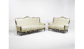 PT22000 Sofá Clásico estilo Napoleón disponible en 3, 2 y 1 Plazas