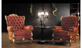 PT22100 Butaca clásica estilo Napoleón disponible tambien en 3 y 2 Plazas