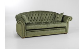 PT23100 Sofá cama clásico con acabado capitoné disponible en 3, 2 y 1 Plazas