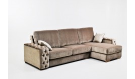 PT25000 Sofá chaiselongue clásico con capitoné disponible en 4, 3 y 2 Plazas