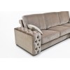 PT25000 Sofá chaiselongue clásico con capitoné disponible en 4, 3 y 2 Plazas