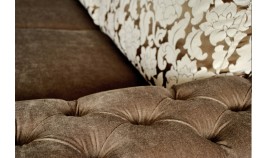 PT25000 Sofá chaiselongue clásico con capitoné disponible en 4, 3 y 2 Plazas