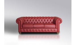 PT27000 Sofá clásico Chester con capitone en 3, 2 y 1 Plazas, disponible tambien con rinconera