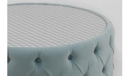 PT29000 Mesa de centro clásica con acabado capitoné