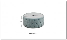 PT29000 Mesa de centro clásica con acabado capitoné