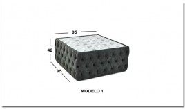 PT30000 Mesa de centro clásica con acabado capitoné