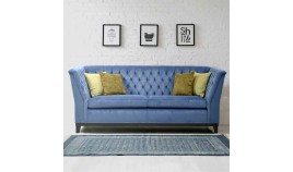 PT11000 Sofá Clásico con acabado capitoné disponible en 4, 3 y 2 Plazas