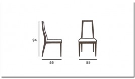 Silla de Comedor Clásica tapizada Ref H10003