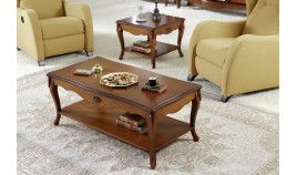 Mesa de Centro Clásica opción tapa cristal Ref H10017