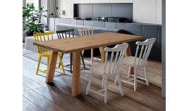 Mesa de Comedor con tapa y patas macizas Ref JI10010