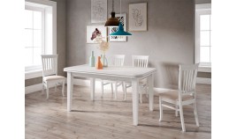 Mesa de Comedor Extensible fabricada en madera de Pino Ref MCJI10020