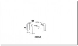 Mesa de Centro fabricada en madera de Pino Ref JI10032
