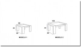 Mesa de Centro fabricada en madera de Pino Ref JI10030