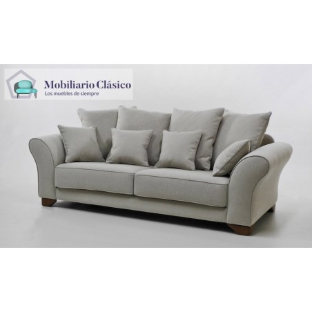 Sofá clásico en 4, 3, 2 y 1 Plazas disponible tambien en chaiselongue y rinconera Ref MCPT12100