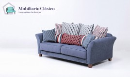 Sofá clásico en 4, 3, 2 y 1 Plazas disponible tambien en chaiselongue y rinconera Ref MCPT17100 