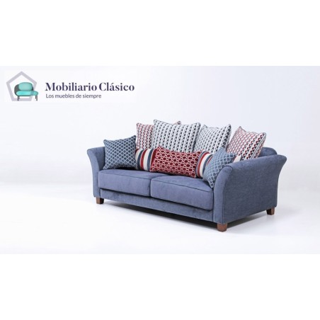 Sofá clásico en 4, 3, 2 y 1 Plazas disponible tambien en chaiselongue y rinconera Ref MCPT17100 