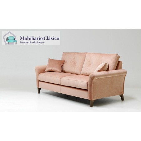 Sofá clásico disponible en 4, 3, 2 y 1 Plazas Ref MCPT20000