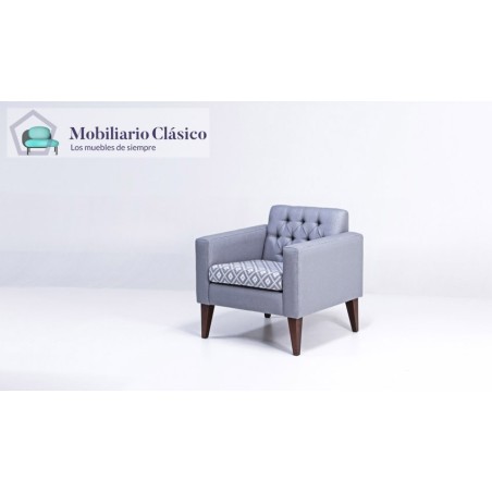 Butaca Clásica con respaldo capitoné Ref MCPT36000