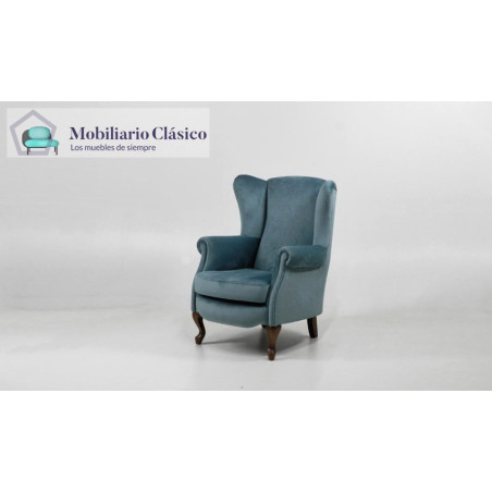 Butaca Clásica con patas en madera de haya Ref MCPT37000