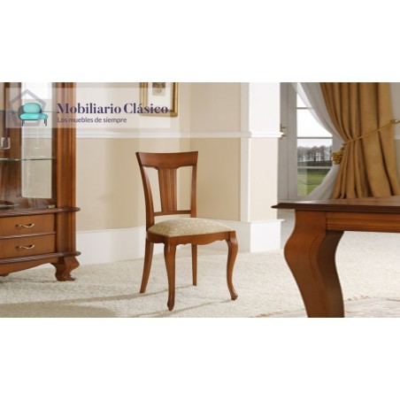 Silla de Comedor Clásica tapizada Ref MCH10002