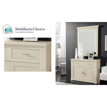 Conjunto taquillón y espejo Ref MCH10128