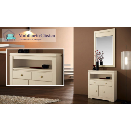 Conjunto taquillón y espejo Ref MCH10129