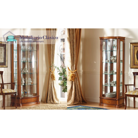 Vitrina Clásica con leds disponible en 2 tamaños Ref MCH10033