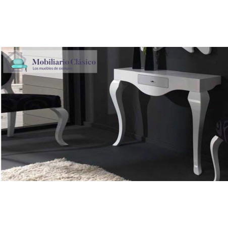 Consola Recibidor de diseño con Patas en Haya y cajón Ref MCL126000