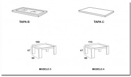 Mesa de Centro moderna Elevable Ref H10083