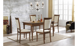 Mesa de Comedor extensible clásica en madera de Haya Ref MCR75000