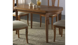 Mesa de Comedor extensible clásica en madera de Haya Ref MCR76000