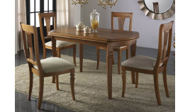 Mesa de Comedor extensible clásica en madera de Haya Ref MCR76000