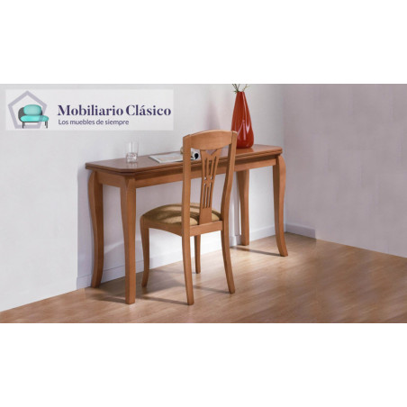 Mesa auxiliar convertible en mesa de Comedor fabricada en Haya Ref MCR79000