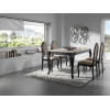 Mesa de Comedor extensible con patas en madera de Haya Ref MCR55000