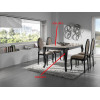 Mesa de Comedor extensible con patas en madera de Haya Ref MCR55000