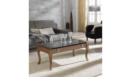 Mesa de Centro elevable con tapa de cristal con posibilidad de tapa serigrafiada Ref MCR20000