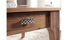 Mesa de centro elevable con posibilidad de tapa en madera o cristal Ref MCR14000