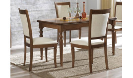 Silla de Comedor tapizada fabricada en madera de haya Ref MCR138000