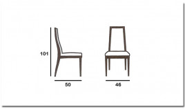 Silla de Comedor tapizada fabricada en madera de haya Ref MCR131000