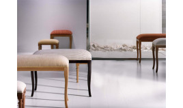 Taburete de comedor tapizado fabricada en madera de haya Ref MCR153000
