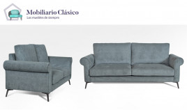 Sofá Clásico disponible en 4, 3, 2 y 1 Plazas Ref MCPT43000