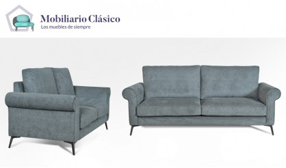 Sofá Clásico disponible en 4, 3, 2 y 1 Plazas Ref MCPT43000