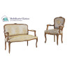 Sofá y sillón tapizado fabricado en madera Ref MCBU78000