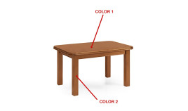 Mesa de Comedor Extensible en madera de Pino Ref MCJI10018