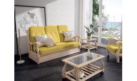 MCJI10035 Sofá Cama Nido de estilo provenzal fabricado en madera de pino