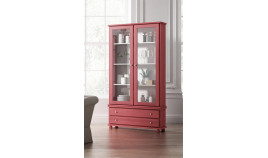 Vitrina provenzal fabricada en madera de Pino