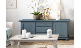 Mueble televisión provenzal fabricado en madera