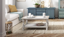 Mueble televisión provenzal fabricado en madera