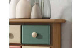 Mueble provenzal con cajones fabricado en madera de Pino Ref MCJI10046