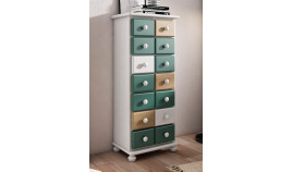 Mueble con cajones estilo provenzal fabricado en madera de Pino Ref MCJI10047